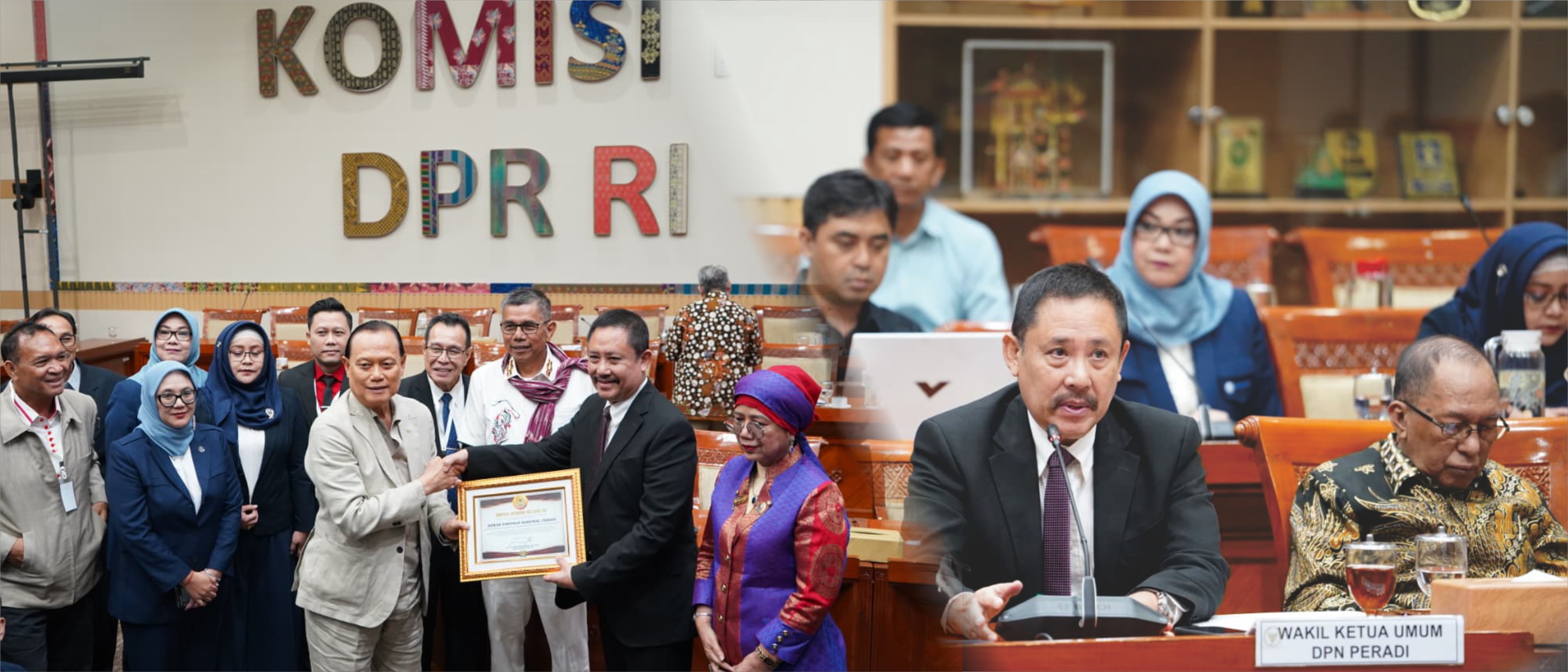 DPN PERADI hadiri RDPU Komisi 3 DPR RI, 13 Juli 2026